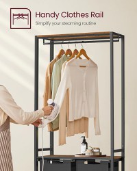 Cos de rufe, Vasagle, Maro-Negru, 73x33x175 cm - 4