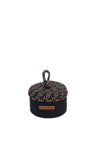 Cos decorativ (Bumbac 100%) 9002054 Negru 15x10 cm - 1