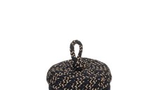 Cos decorativ (Bumbac 100%) 9002054 Negru 15x10 cm