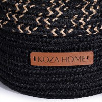 Cos decorativ (Bumbac 100%) 9002054 Negru 15x10 cm - 3