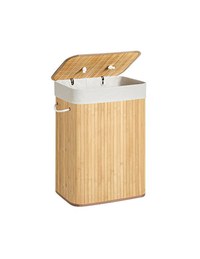 Cos pentru rufe, Songmics, 40 x 30 x 60 cm, 72 L, LCB10Y, Natural - 1