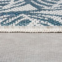 Covor Bella Leaf Outdoor Albastru 160x230 cm, Flair Rugs - 4