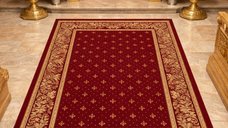 Covor Bisericesc Lotos Roșu 100x200 cm - Delta 15033