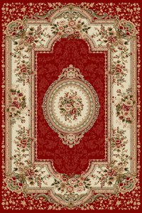 Covor Clasic, Lotos 571, Grena, 80x150 cm, 1800 gr/mp - 1