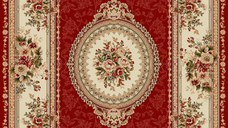 Covor Clasic, Lotos 571, Grena, 80x150 cm, 1800 gr/mp