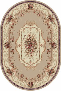 Covor Clasic Lotos, Bej / Crem, 80x200 cm - 1