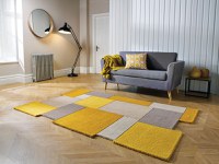Covor Collage Galben Ochre/Natural 150X240 cm, Flair Rugs - 1