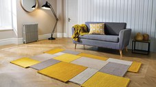 Covor Collage Galben Ochre/Natural 150X240 cm, Flair Rugs