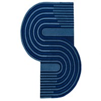 Covor Conway Retro Shaped Albastru inchis 120x180 cm, Flair Rugs - 2