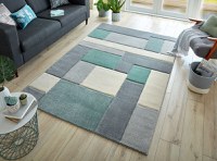 Covor Cosmos Mint/Gri/Crem 80X150 cm, Flair Rugs - 1