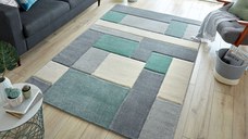 Covor Cosmos Mint/Gri/Crem 80X150 cm, Flair Rugs