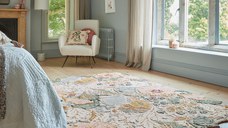 Covor Daphne Shaped Floral Roz 160x230 cm, Flair Rugs