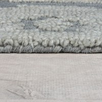 Covor Dion Ikat Wool Albastru 120x170 cm, Flair Rugs - 3