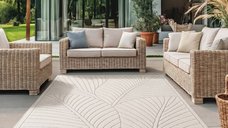 Covor Dreptunghiular NOVA V3 Crem 160x230 cm - Stil Modern si Natural