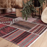 Covor eco My Ethno Rosu 150x230 cm - 3