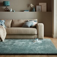 Covor Faroe Faux Wool Fur Albastru 160X230 cm, Flair Rugs - 1
