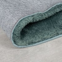 Covor Faroe Faux Wool Fur Albastru 200X290 cm, Flair Rugs - 3