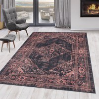 Covor Fiesta Rosu V1 80x250 cm - 1