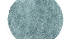 Covor Fluffy Albastru 160x160 cm