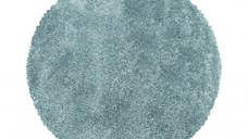 Covor Fluffy Albastru 160x160 cm
