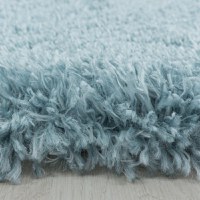 Covor Fluffy Albastru 160x160 cm - 2