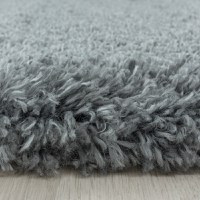 Covor Fluffy Gri Deschis 140x200 - 4