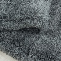 Covor Fluffy Gri Deschis 140x200 - 5