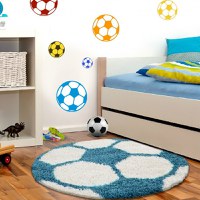 Covor Fun Turcoaz 100x100 cm - 1