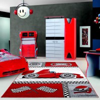 Covor Kids Rosu 80x150 cm - 1