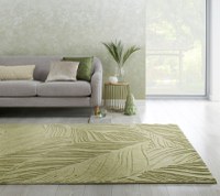 Covor Lino Leaf Verde Sage 200X290 cm, Flair Rugs - 1
