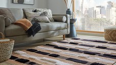 Covor Medina Blocks Negru 160x230 cm, Flair Rugs