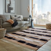 Covor Medina Blocks Negru 160x230 cm, Flair Rugs - 1