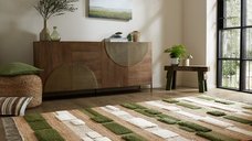 Covor Medina Blocks Verde 160x230 cm, Flair Rugs
