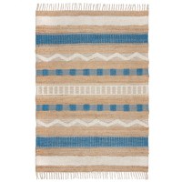 Covor Medina Jute Albastru 120x170 cm, Flair Rugs - 4