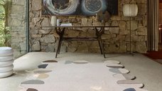 Covor Mia Scallop Frame Caramiziu, Natural 120x170 cm, Flair Rugs