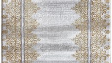 Covor Modern, Iris Oriental, Auriu/Gri, 160x230 cm, 1800 gr/mp