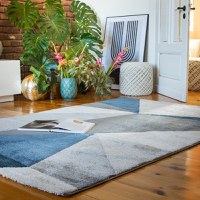 Covor My Canyon V2 Albastru 80x150 cm - 2