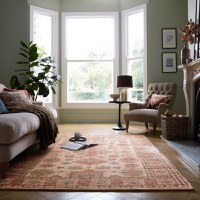 Covor Nadya Lana Jute Glob Roz 160X230 cm, Flair Rugs - 1