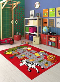 Covor Pentru Copii Kolibri Sotron, Rosu, 80x150 cm - 2