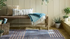 Covor Piatto Vigo Blocks Albastru 80X150 cm, Flair Rugs