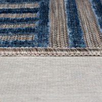 Covor Piatto Vigo Blocks Albastru 80X150 cm, Flair Rugs - 3