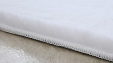 Covor Pouffy V1 Alb 120 x 120cm