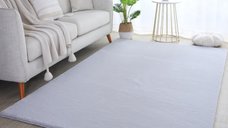 Covor Pouffy V1 Argintiu 80 x 250cm