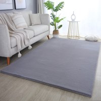 Covor Pouffy V1 Gri 60 x 110cm - 1