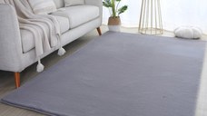 Covor Pouffy V1 Gri 60 x 110cm