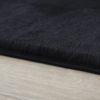 Covor Pouffy V1 Negru 60 x 110cm - 4