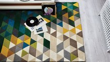 Covor Prism Verde/Multicolor 120x170 cm de la Flair Rugs
