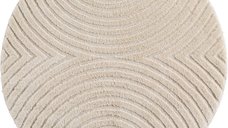 Covor rotund Art boho V2 Crem 120x120 cm