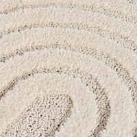 Covor rotund Art boho V2 Crem 120x120 cm - 2