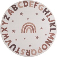 Covor rotund Coco V3 Crem 120x120 cm - 2